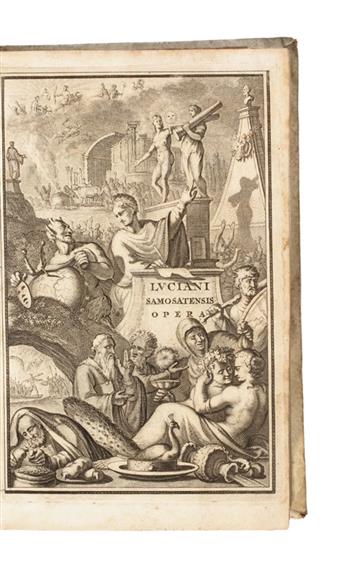 LUCIAN of Samosata. Opera.  2 vols.  1687